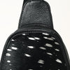 ADBG1146 American Darling Floral Hand Tooled Bag -Hair on Cowhide Sling