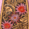 ADBG1146 American Darling Pink Cowhide Sling Bag -Tooled Leather Backpack