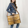 ADBG1420 American Darling Hair-On Cowhide Western Leather Briefcase Bag | Genuine Leather Laptop Work Bag