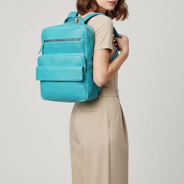 ADBGM391 Leather Backpack - Structured Full-Grain Western Travel & Work Bag