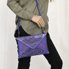 ADBG1109 American Darling Hand-Tooled Genuine Leather Western Envelope Bag Floral Carved Crossbody