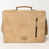 ADBG1436 American Darling Hand-Tooled Genuine Leather Western Briefcase Bag | Genuine Suede & Buckstitch Artisan Design