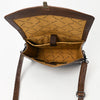 ADBG1437 American Darling Western Hand-Tooled Leather Briefcase Bag Floral Carved Genuine Leather Work Bag