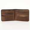 ADBG1438 American Darling Hand-Tooled Genuine Leather Western Wallet Bag with Floral Carving & Card Slots