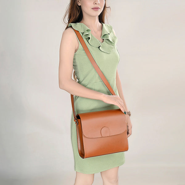 ADBG1440 American Darling Western Genuine Leather Crossbody Bag Handmade Minimalist Everyday Purse