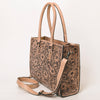ADBG1158 American Darling Floral Tooled Leather Tote -Western Crossbody Bag