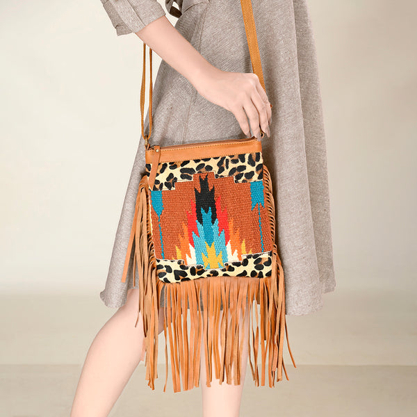 OHA116 Crossbody Genuine Leather women bag western Bag