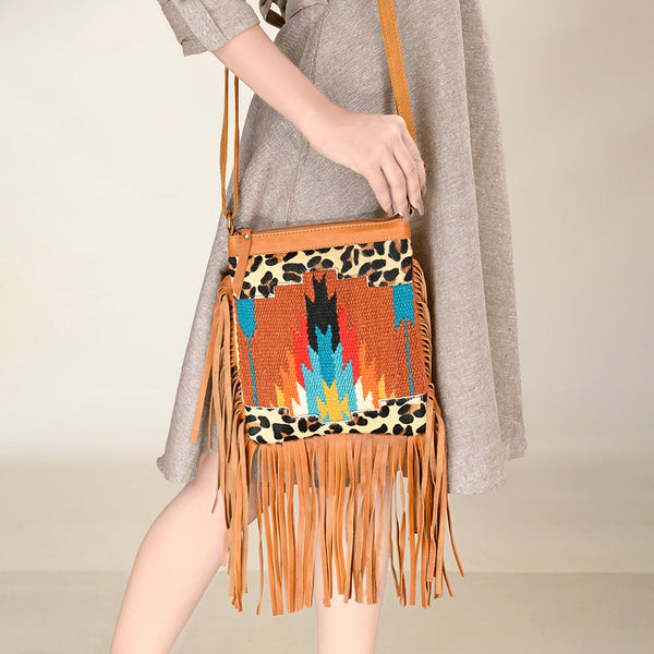 OHA116 Crossbody Genuine Leather women bag western Bag