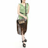 ADBGA550 American Darling Fringed Hair-On Cowhide Hand Tooled Leather Fanny Pack