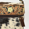 ADBGA427 American Darling Hair-On Cowhide Hand Tooled Leather Western Jewelry case