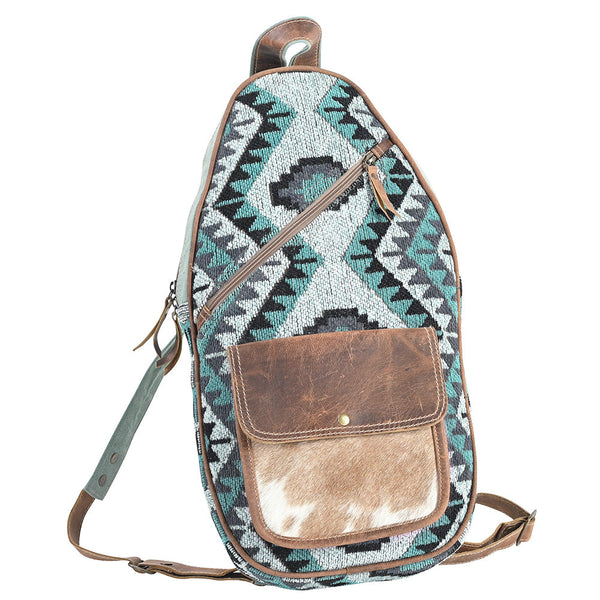 OHV390 Backpack Upcycled Canvas Ladies Bag