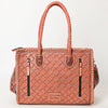 ADBG1131 American Darling Hand Tooled Leather Tote Bag -Western Floral Carved Purse