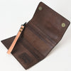 ADBG1132 American Darling Hand Tooled Floral Leather Clutch & Crossbody Wallet