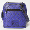 ADBG1136 American Darling Hand Tooled Floral Leather Crossbody Bag