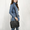 ADBG1138 American Darling Hand Tooled Floral Leather Crossbody Bag Western Purse