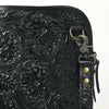 ADBG1138 American Darling Hand Tooled Floral Leather Crossbody Bag Western Purse