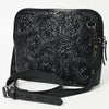 ADBG1138 American Darling Hand Tooled Floral Leather Crossbody Bag Western Purse