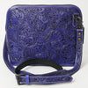 ADBG1138 American Darling Hand Tooled Floral Leather Crossbody Bag Western Purse