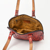 ADBG1139 American Darling Hand Tooled Floral Leather Tote Bag Western Purse