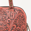 ADBG1139 American Darling Hand Tooled Floral Leather Tote Bag Western Purse