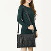 ADBG1235 American Darling Hand-Tooled Western Leather Crossbody Bag - Genuine Floral Carved Artisan Purse