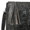 ADBG1235 American Darling Hand-Tooled Western Leather Crossbody Bag - Genuine Floral Carved Artisan Purse