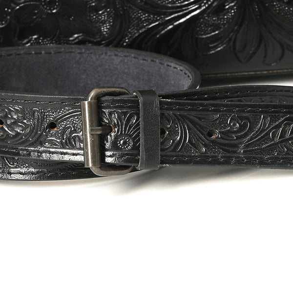 ADBG1235 American Darling Hand-Tooled Western Leather Crossbody Bag - Genuine Floral Carved Artisan Purse