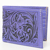 ADBG1236 American Darling Hand Tooled Leather Bifold Wallet -Floral Carved Purse