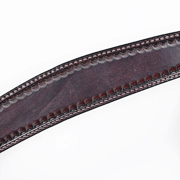 BER412-Western Leather Breast Collar