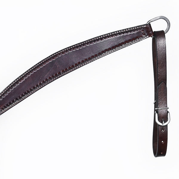 BER412-Western Leather Breast Collar