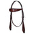 BER412-Western Leather Headstall