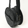ADBG1461 American Darling Western Leather Canteen Bag with Hand-Tooled Floral Detailing-Genuine Leather Crossbody
