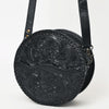 ADBG1461 American Darling Western Leather Canteen Bag with Hand-Tooled Floral Detailing-Genuine Leather Crossbody
