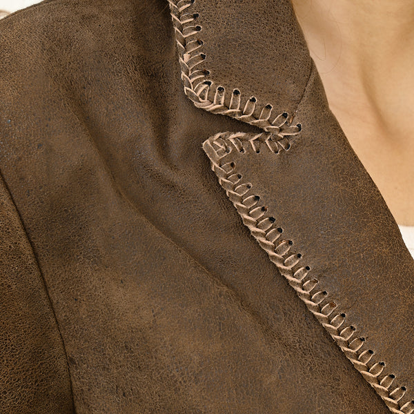 ADBZ058 American Darling Genuine Leather Rodeo Blazer for Cowgirl Style