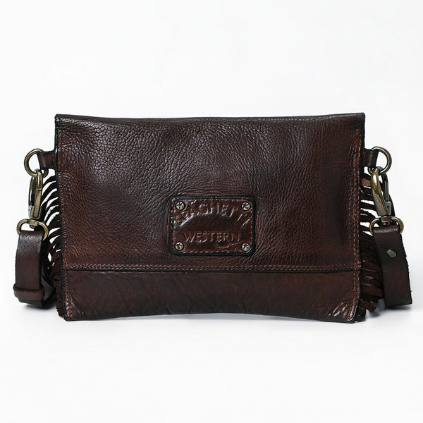 SWC147 Compact Leather Fringes Crossbody