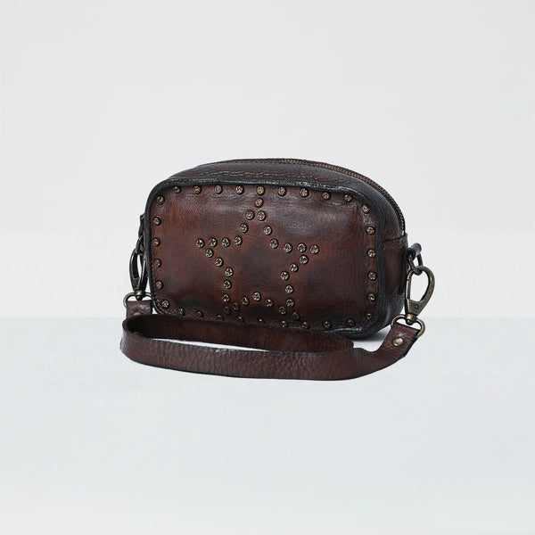 SWC166 Small Black Star Crossbody