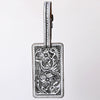 ADBG1462 American Darling Western Leather Hand-Tooled Card Holder with Strap | Genuine Leather Travel ID Tag
