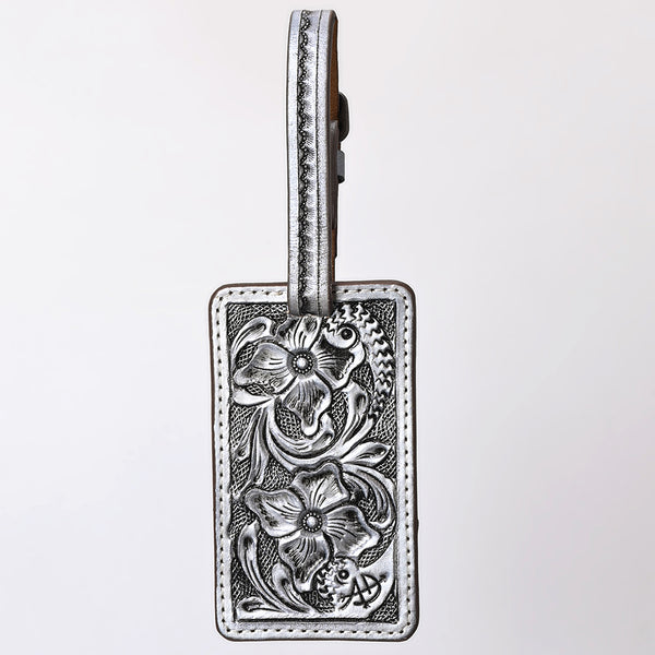 ADBG1462 American Darling Western Leather Hand-Tooled Card Holder with Strap | Genuine Leather Travel ID Tag
