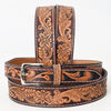 BEG119-Western Leather Belt