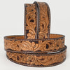BEG121-Western Leather Belt