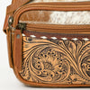 OHG183 Fanny Pack Genuine Leather women bag western Bag