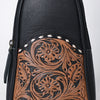 OHG188 Sling Hand Tooled Genuine Western Leather Women Bag