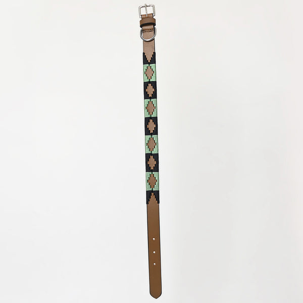 BEG101-Western Leather Dog Collar