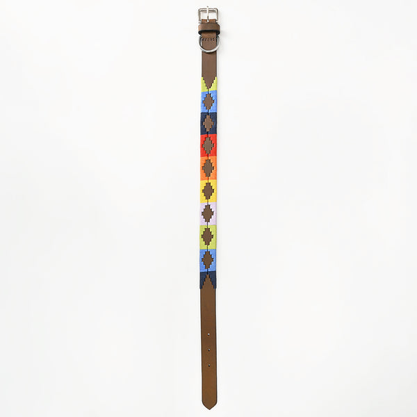 BEG104-Western Leather Dog Collar