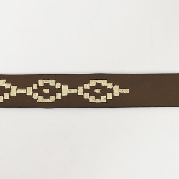 BEG124-Western Leather Belt