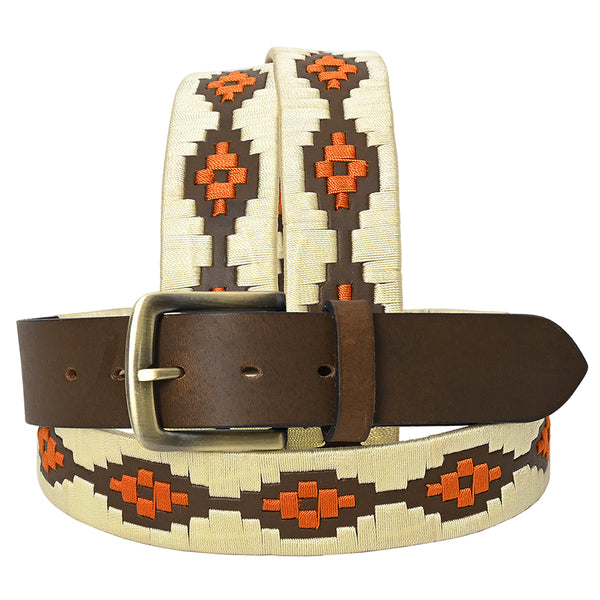 BEG139-Western Leather Belt