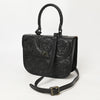 ADBGZ840 Black Hand-Tooled Genuine Leather Western Tote Bag American Darling