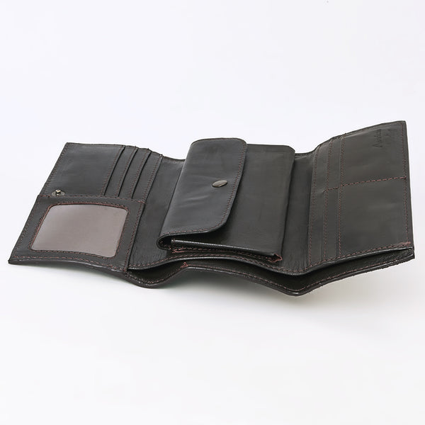 ADBGZ848 Hand-Tooled Leather & Cowhide Women Western Wallet American Darling