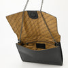 ADBGZ854 Black Tooled Leather Chain Strap Crossbody Bag American Darling