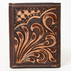 BEBGM167-Western Leather Trifold Wallet